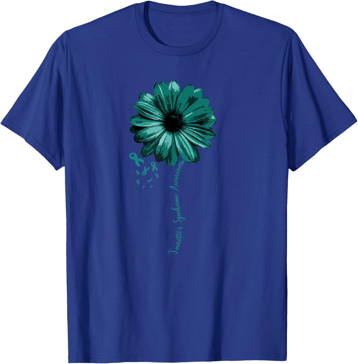Tourette's Syndrome Awareness Shirt Warrior Pretty T-Shirt - T-Shirt | Royal