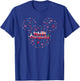Disney Mickey Mouse Icon Holiday Lights Merry Christmas T-Shirt - T-Shirt | Royal