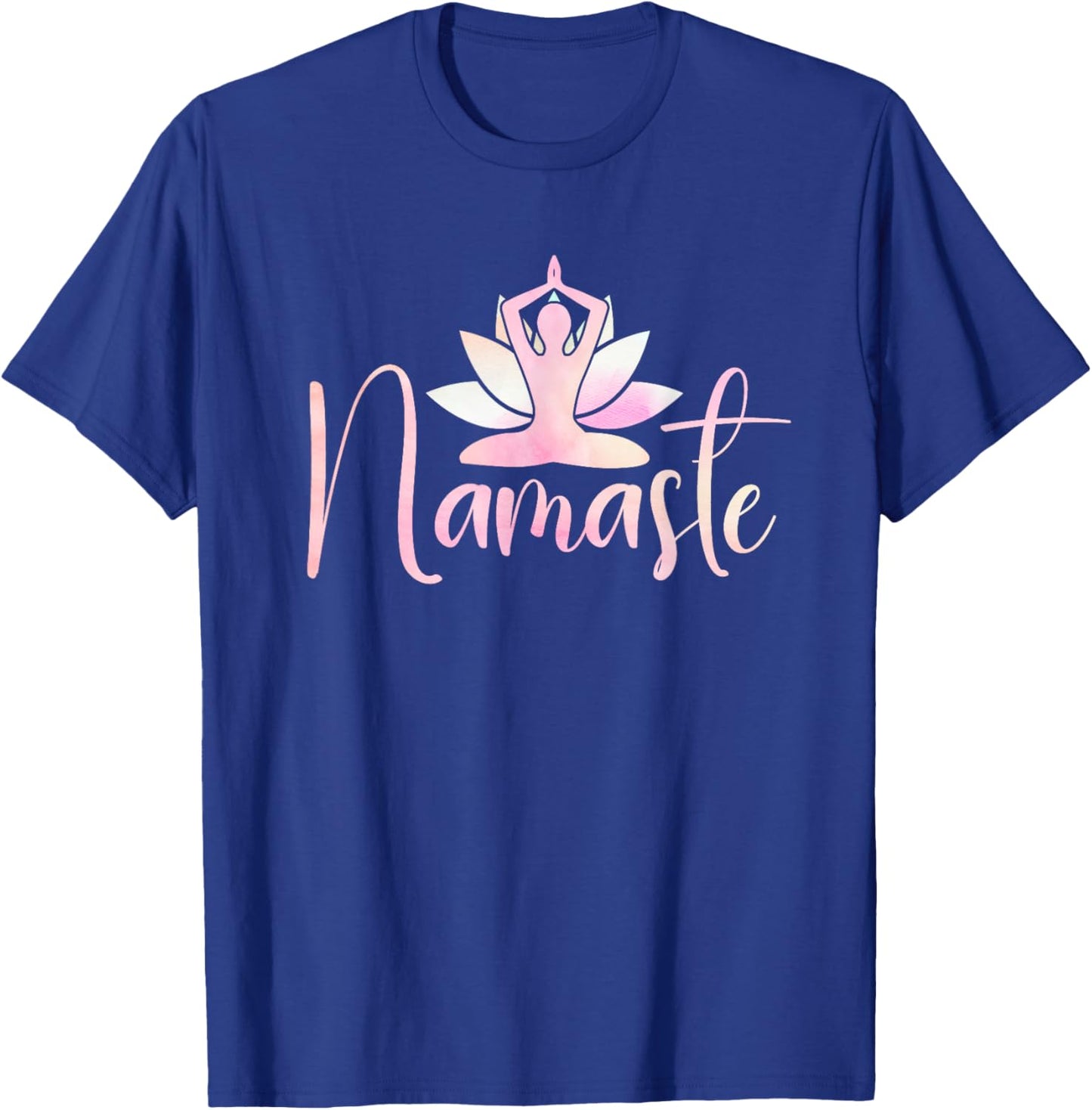 Namaste Lotus Flower Meditation Yoga T-Shirt - T-Shirt | Royal
