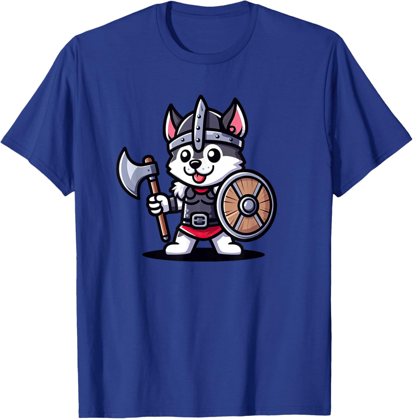 Husky Viking Funny Dog Medieval Women Kids T-Shirt - T-Shirt | Royal