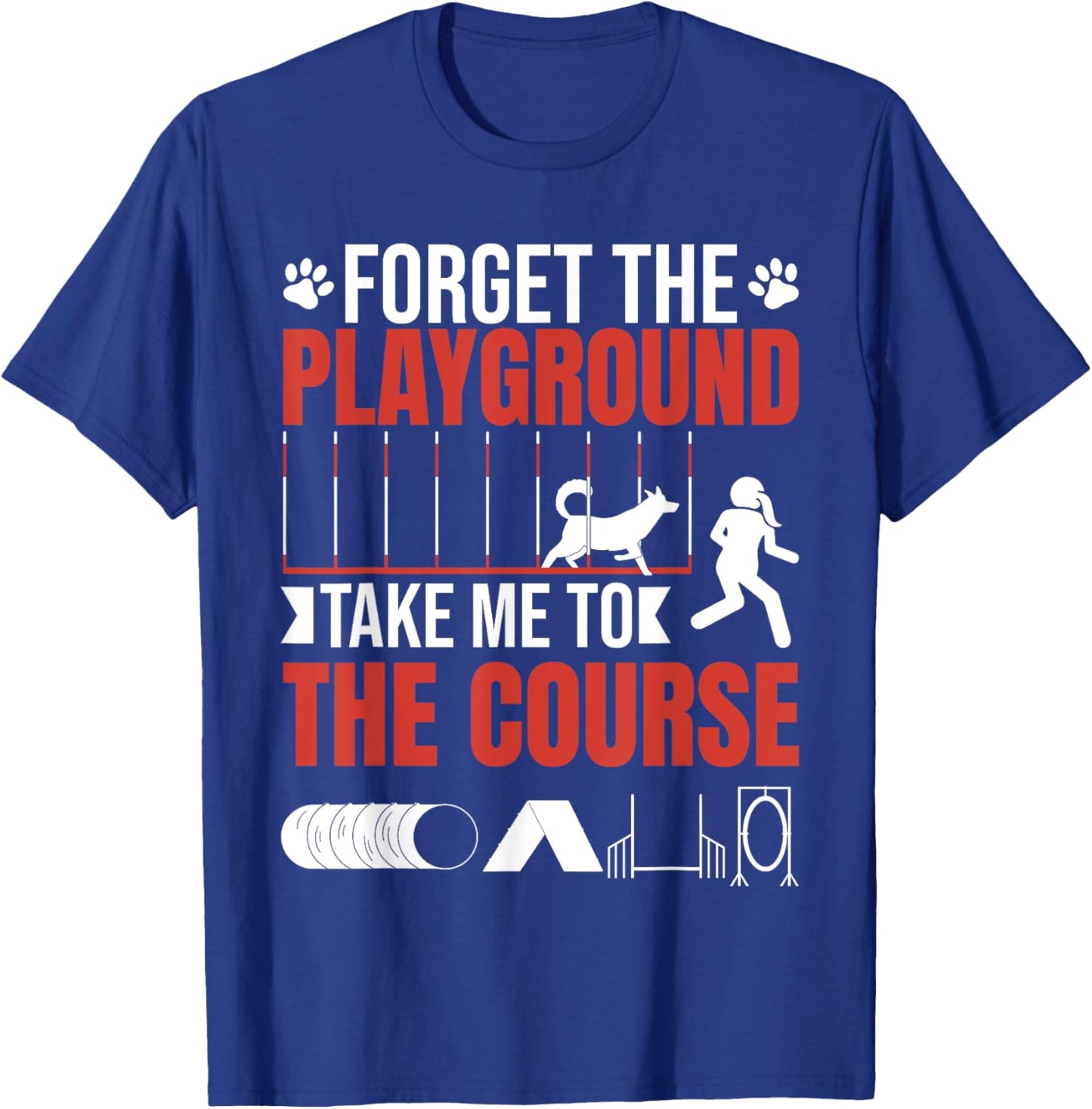 Canine Dog Agility T-Shirt - T-Shirt | Royal