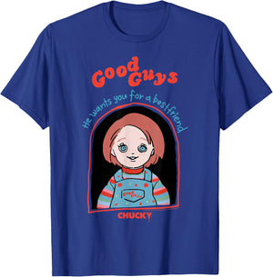 Chucky Good Guys Doll Box Doodle T-Shirt - T-Shirt | Royal