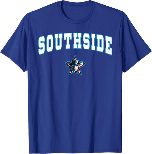 Southside High School Blue Mavericks T-Shirt - T-Shirt | Royal