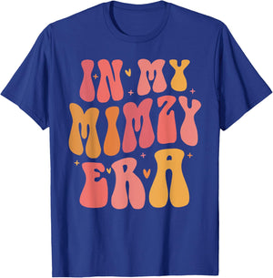In My Mimzy Era Baby Announcement for Grandma Mother's Day T-Shirt - T-Shirt | Royal