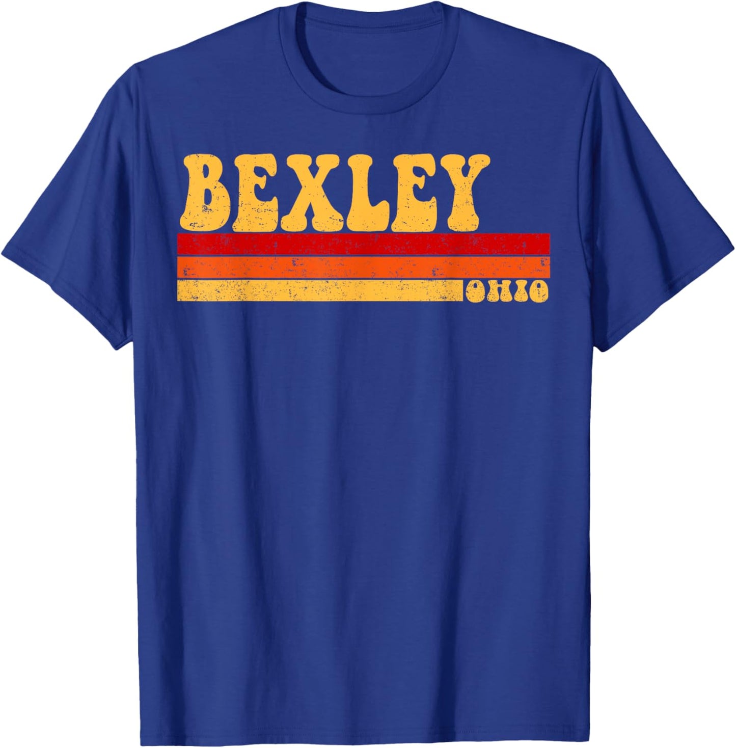 BEXLEY Ohio City Vintage Roots Retro Design 70s 80s T-Shirt - T-Shirt | Royal