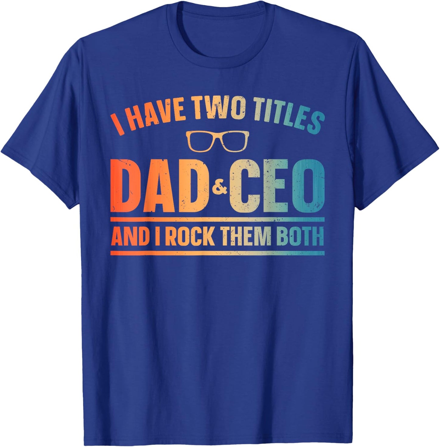 CEO Art For Dad Men Father Business Owner Entrepreneur CEO T-Shirt - T-Shirt | Royal