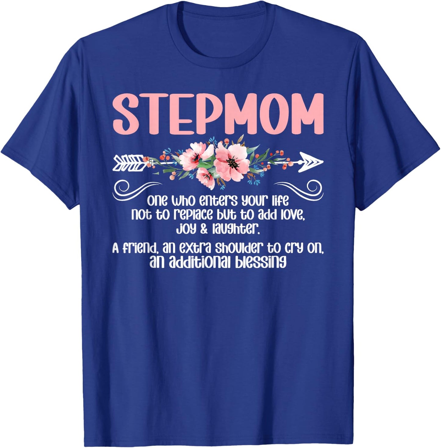 Stepmom Definition Stepmother Stepmama Step Mom Step Mama T-Shirt - T-Shirt | Royal