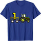 Farm 1 Year Old Barnyard Boys 1st Birthday Tractor T-Shirt - T-Shirt | Royal