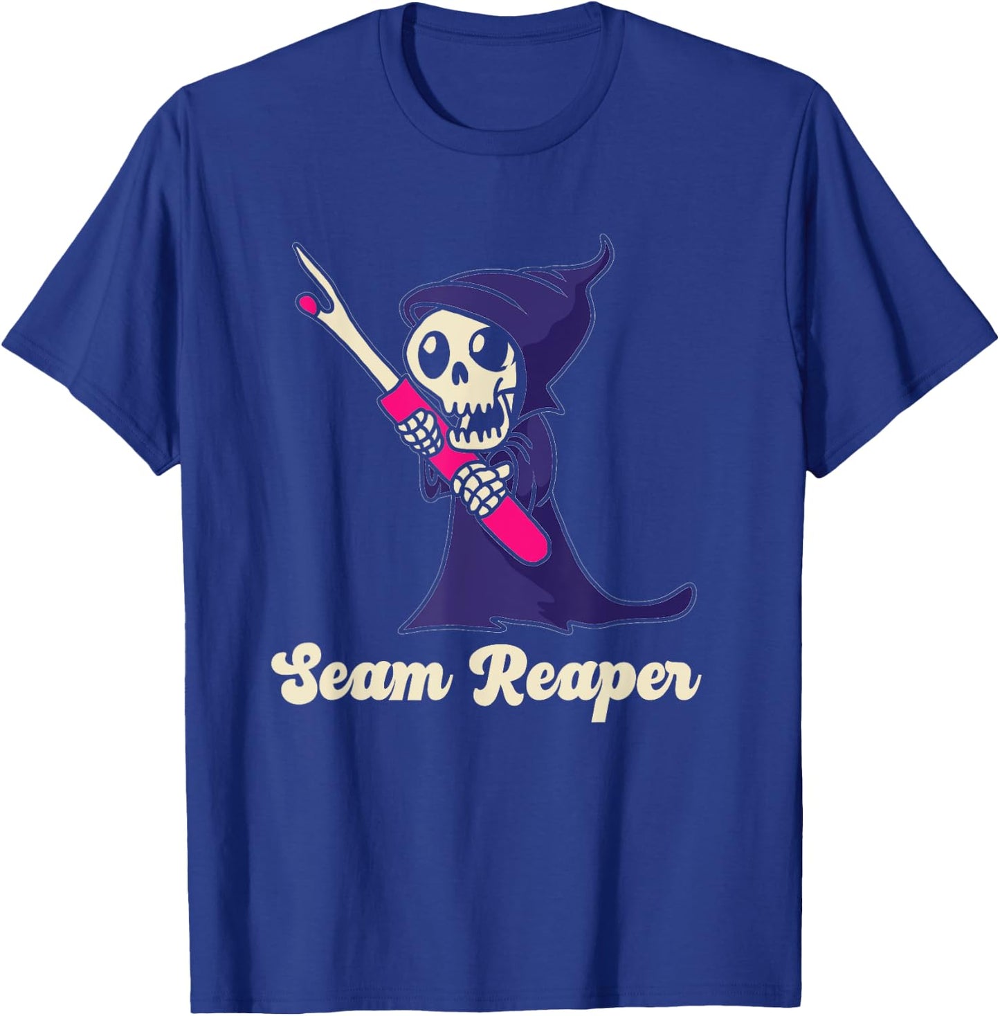 Seam Reaper Funny Seam Ripper Gift T-Shirt - T-Shirt | Royal