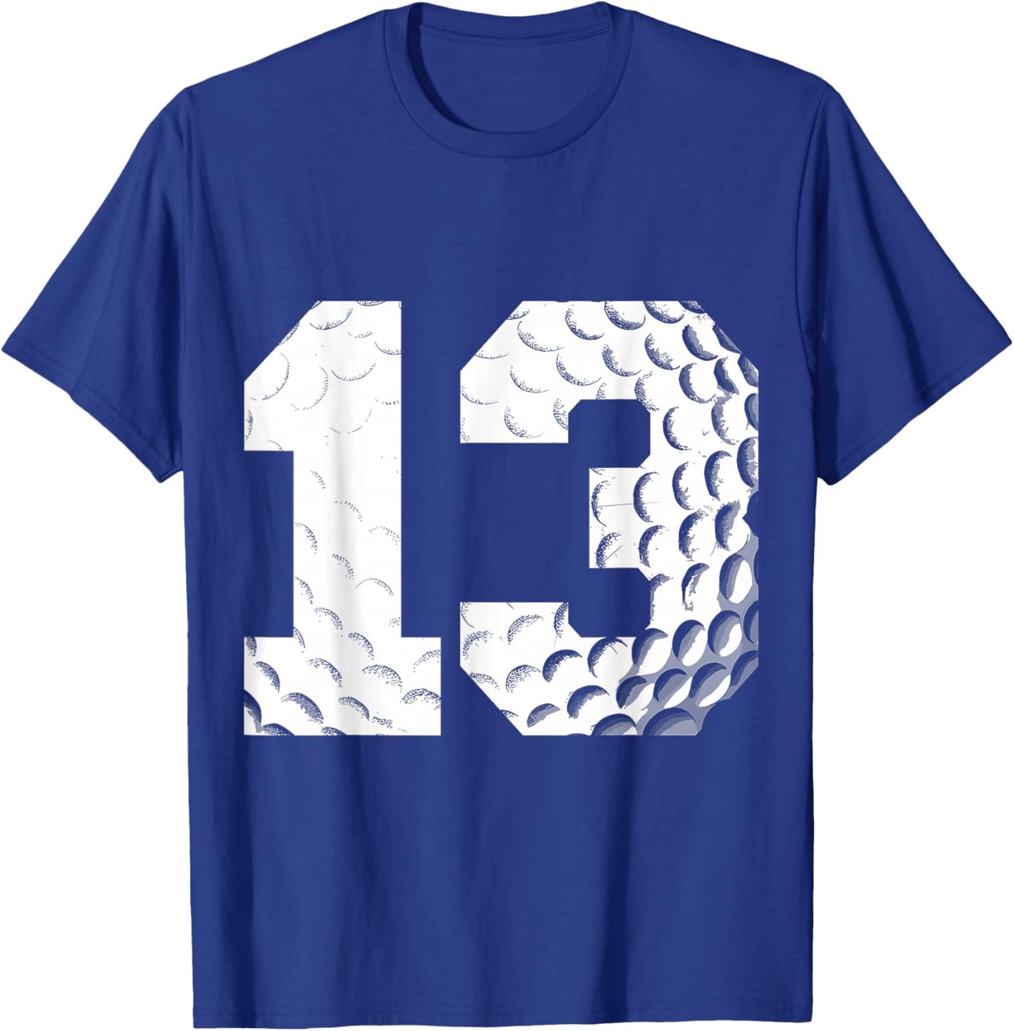 13th Birthday Boy Golf Player Golf 13 Years Old T-Shirt - T-Shirt | Royal