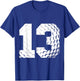 13th Birthday Boy Golf Player Golf 13 Years Old T-Shirt - T-Shirt | Royal