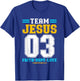 Christian - Team Jesus 03 Faith Hope Love T-Shirt - T-Shirt | Royal