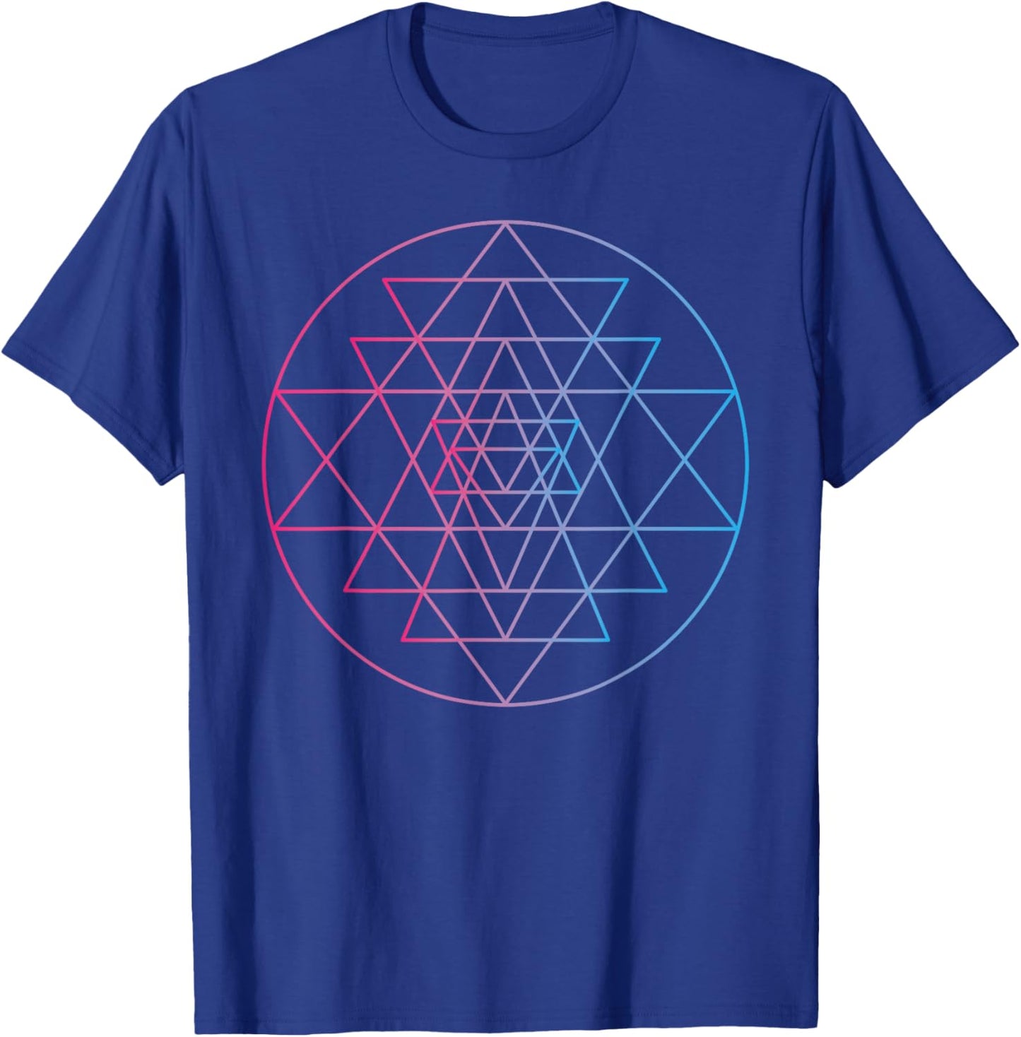 Sri Yantra Yoga Sacred Geometry Yantra Occult T-Shirt - T-Shirt | Royal