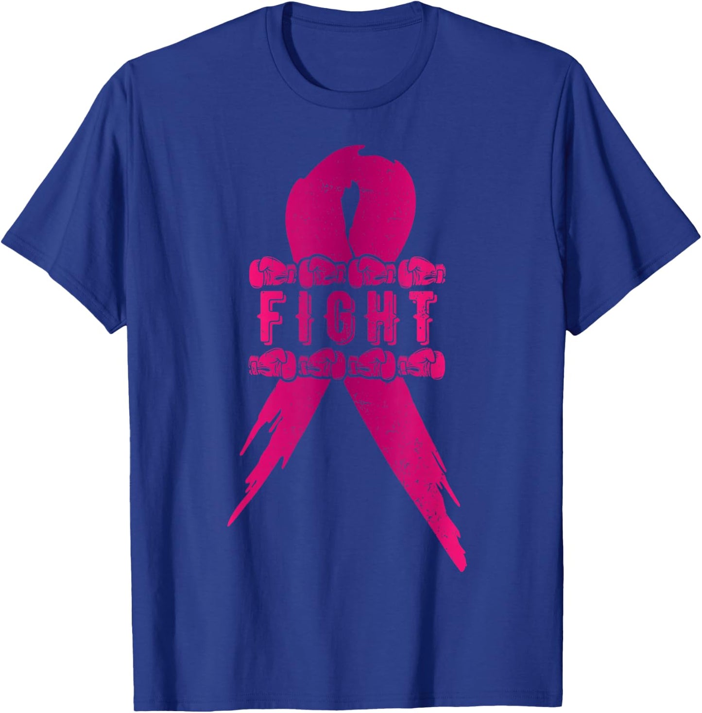 Fight In October BCA Pink Ribbon T-Shirt - T-Shirt | Royal