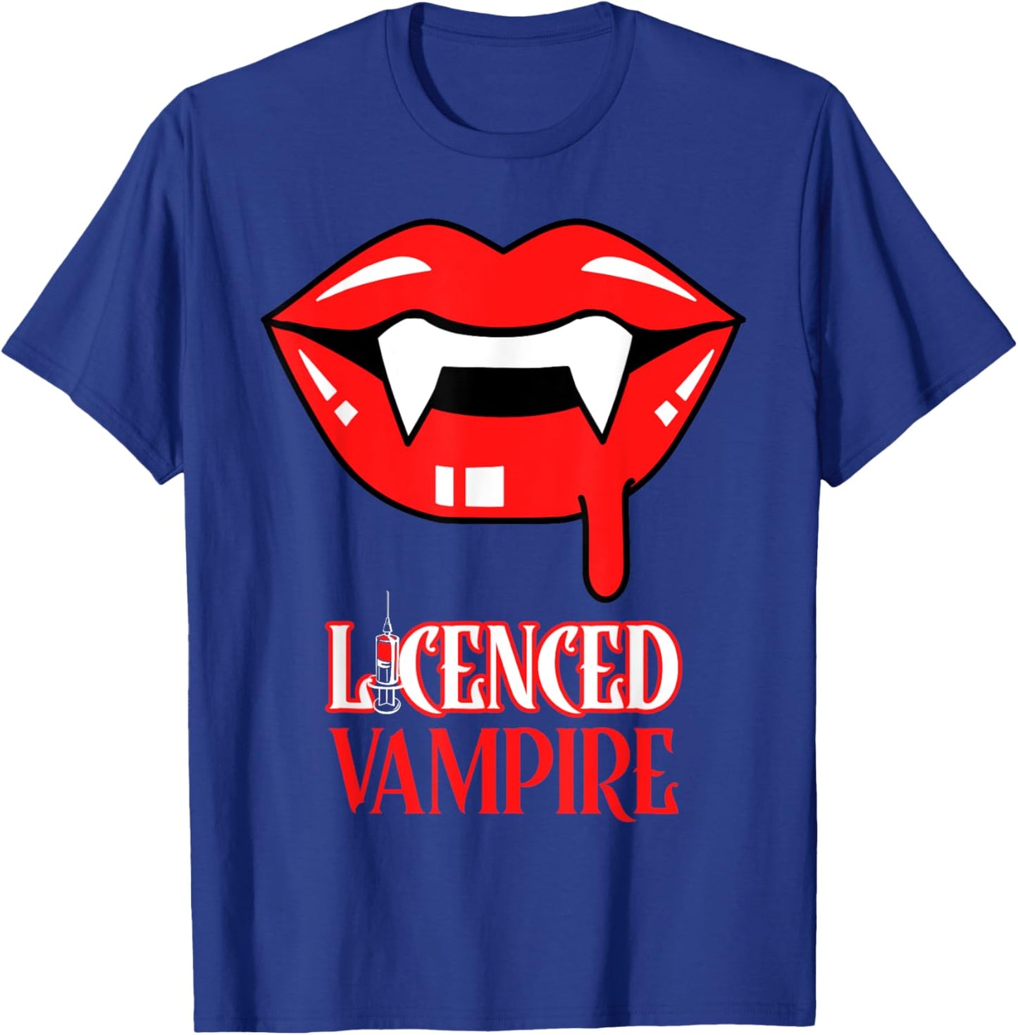 Phlebotomy Specialist Drawing Blood Expert Licensed Vampire T-Shirt - T-Shirt | Royal
