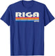 Vintage 70s 80s Style Riga, Latvia T-Shirt - T-Shirt | Royal