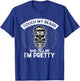 Touch My Beard And Tell Me I'm Pretty Bearded Skull Hipster T-Shirt - T-Shirt | Royal
