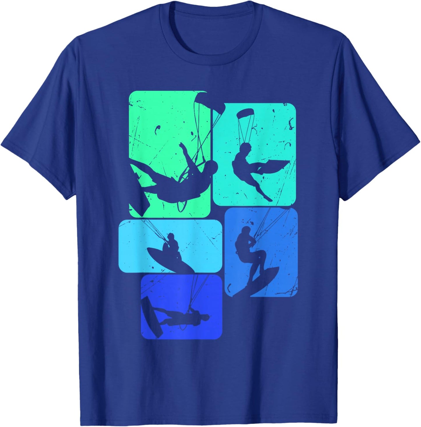 Kitesurfen für Kitesurfer | Retro Herren Kitesurf T-Shirt - T-Shirt | Royal
