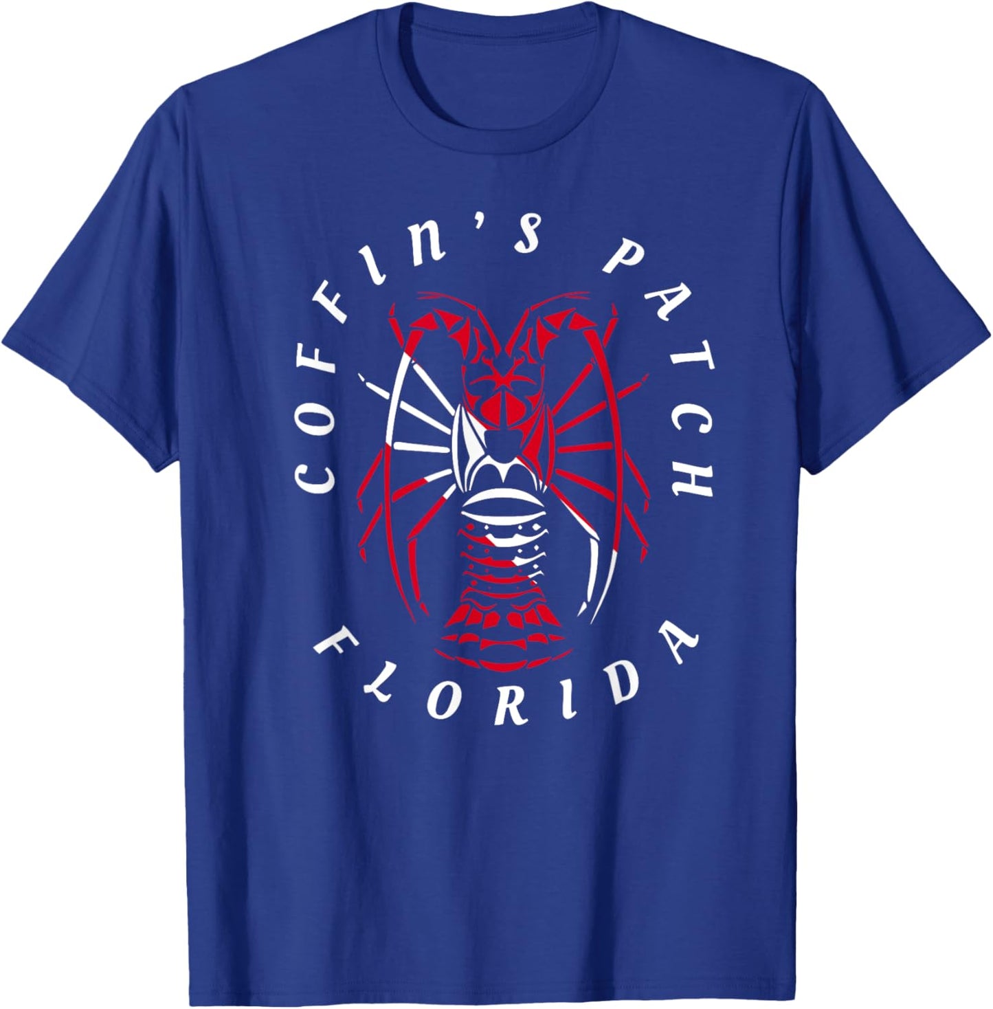 Coffin's Patch Florida Keys Spiny Lobster Lobstering Diving T-Shirt - T-Shirt | Royal