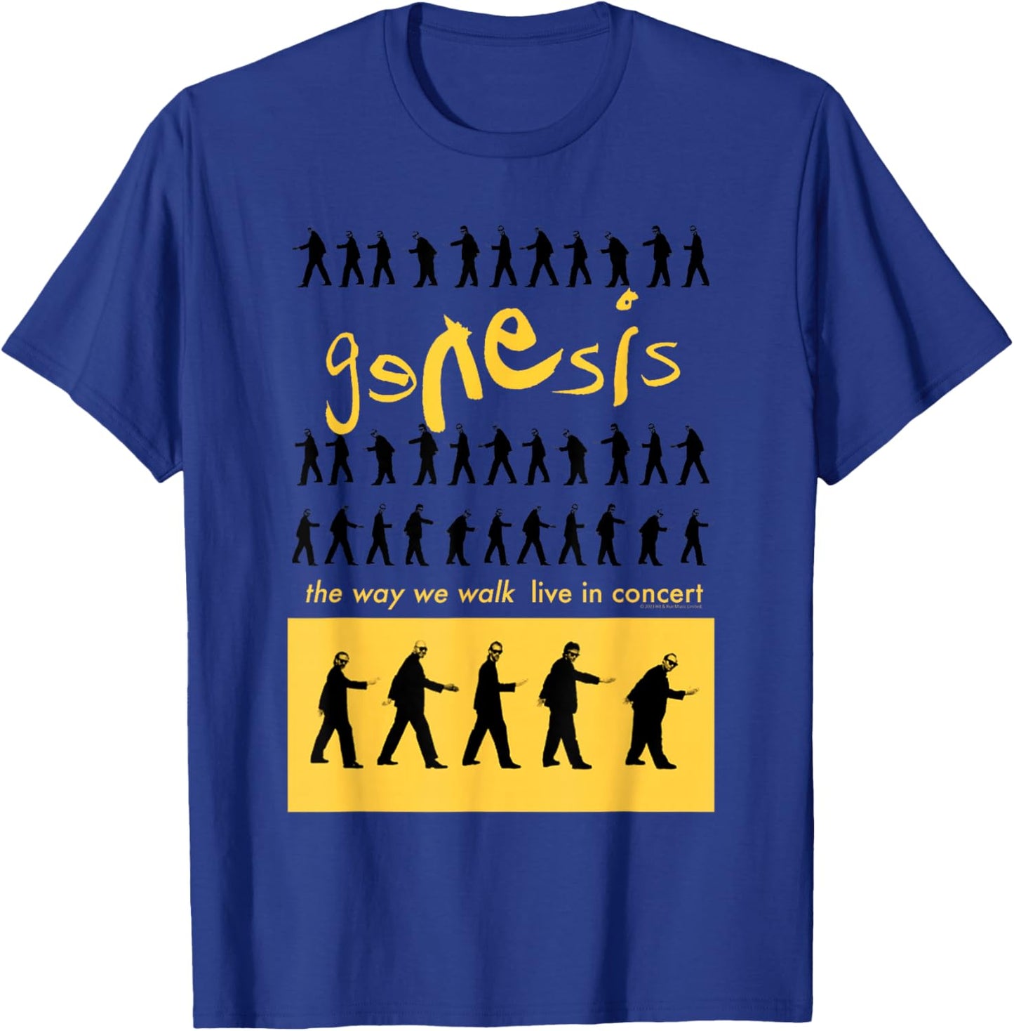 Genesis Rock Music Band Live In Concert T-Shirt - T-Shirt | Royal