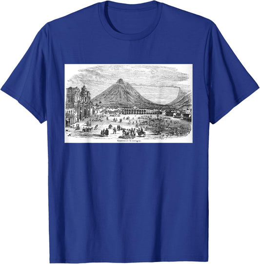 Antigua City Guatemala Vintage T-Shirt - T-Shirt | Royal