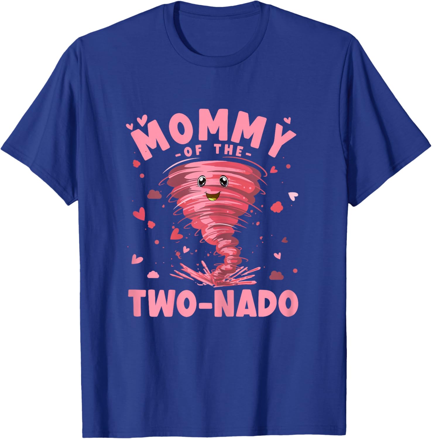Mommy of the Two-Nado | Party 2nd Birthday | Tornado Mom T-Shirt - T-Shirt | Royal
