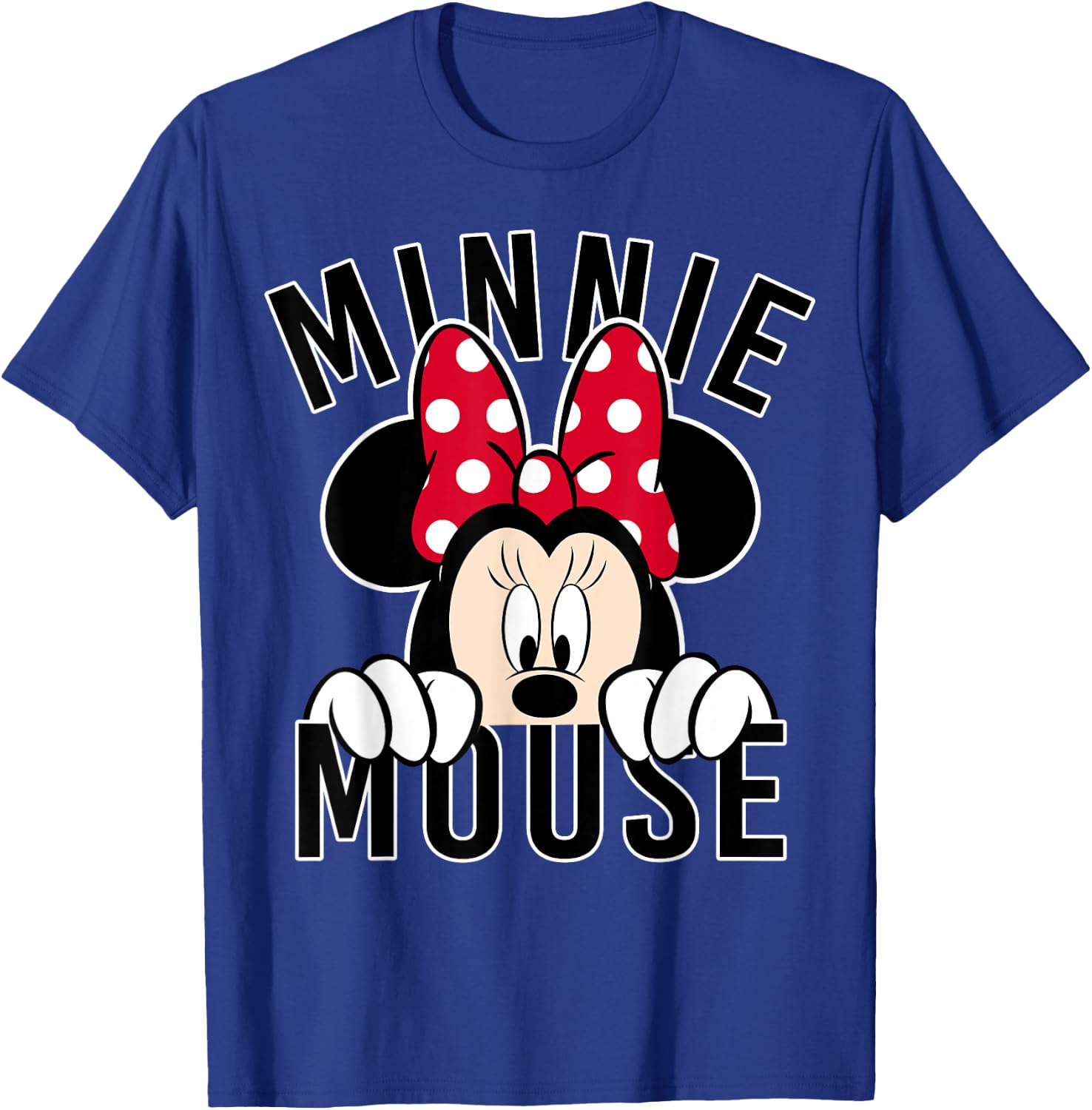 Disney - Minnie Rock the Dots Peeking Minnie T-Shirt - T-Shirt | Royal