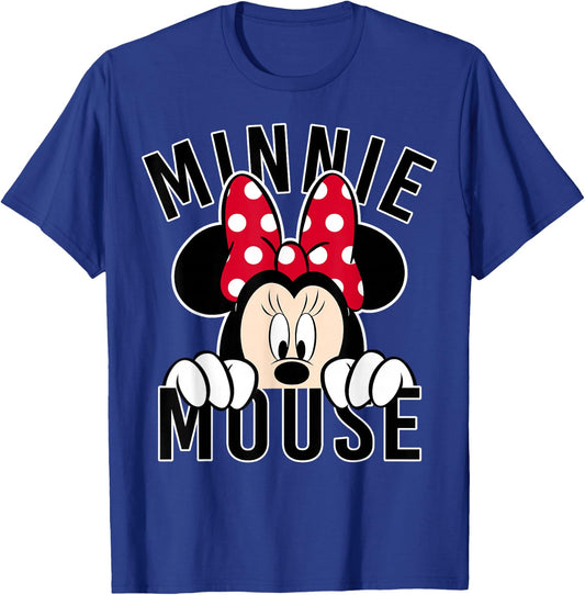 Disney - Minnie Rock the Dots Peeking Minnie T-Shirt - T-Shirt | Royal