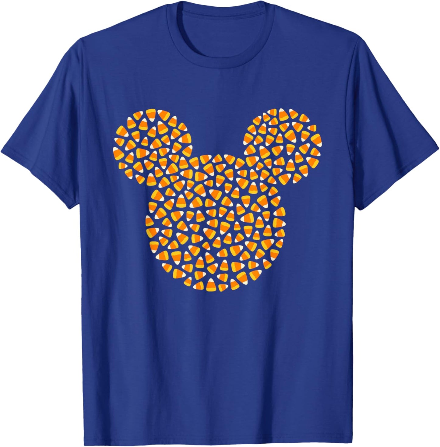 Disney Mickey Mouse Candy Corn Halloween T-Shirt - T-Shirt | Royal