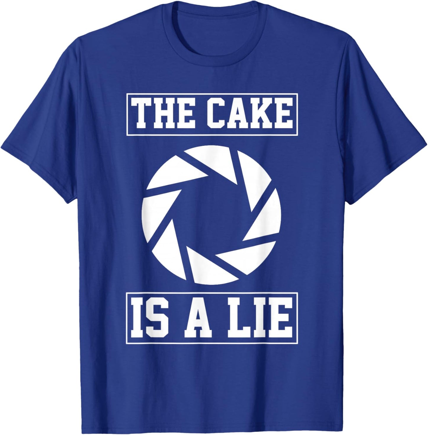 The cake is a Lie T-Shirt - T-Shirt | Royal