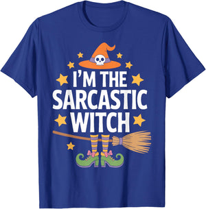 Halloween I'm The Sarcastic Witch for Sarcastic Women T-Shirt - T-Shirt | Royal