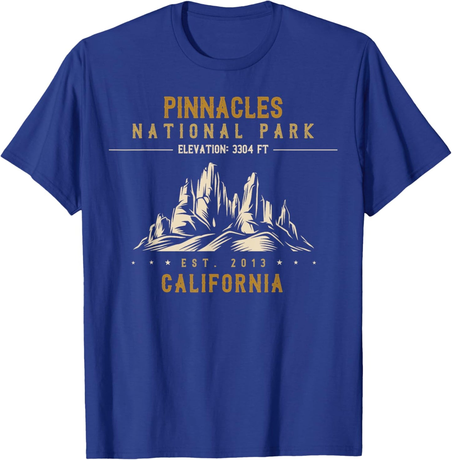 US National Parks - California - Pinnacles National Park T-Shirt - T-Shirt | Royal