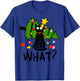 Funny Black Cat Christmas Tree Merry Xmas Humor Cat What? T-Shirt - T-Shirt | Royal