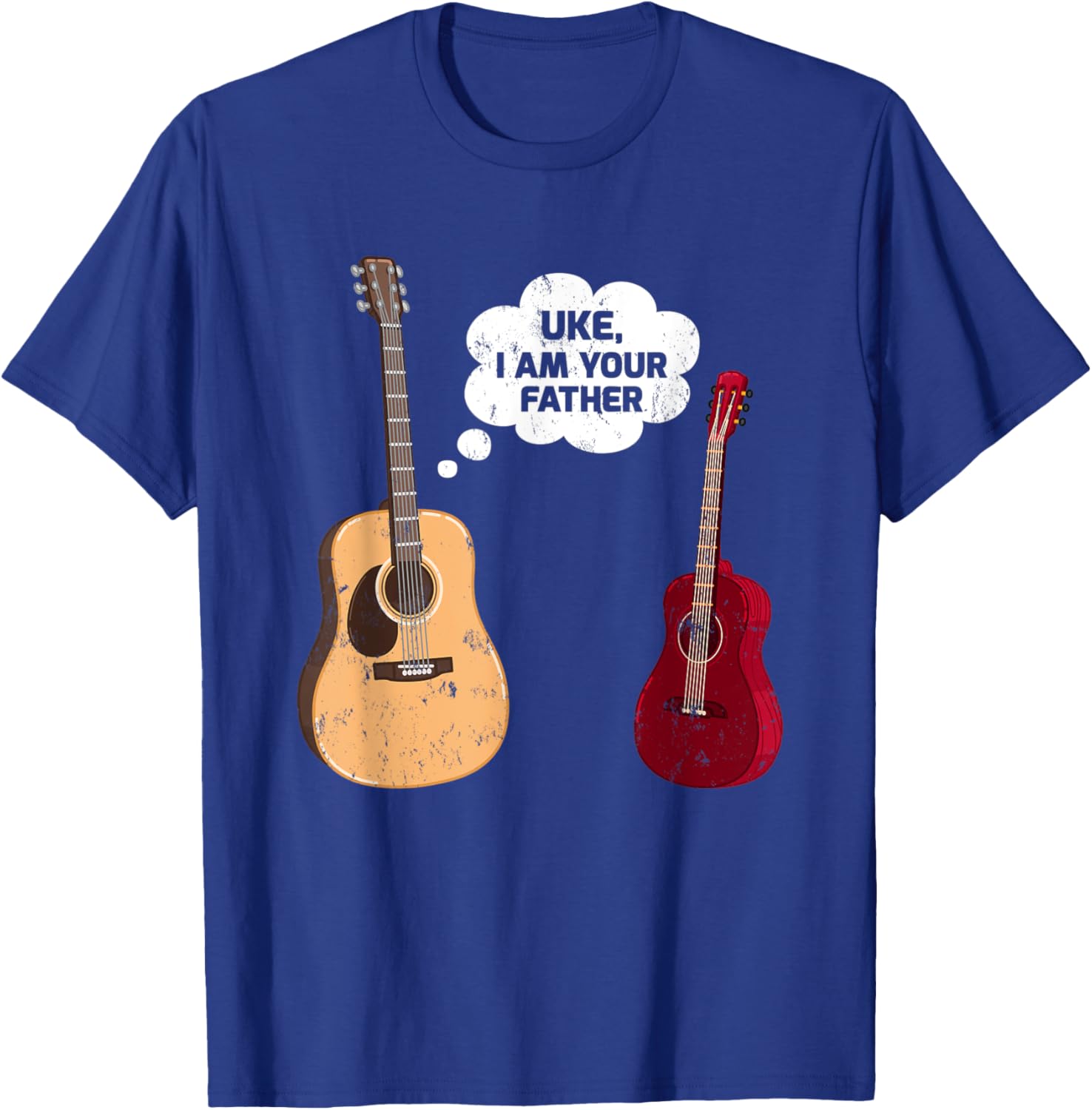 Uke I Am Your Father Funny Ukulele Guitar Music T-Shirt - T-Shirt | Royal