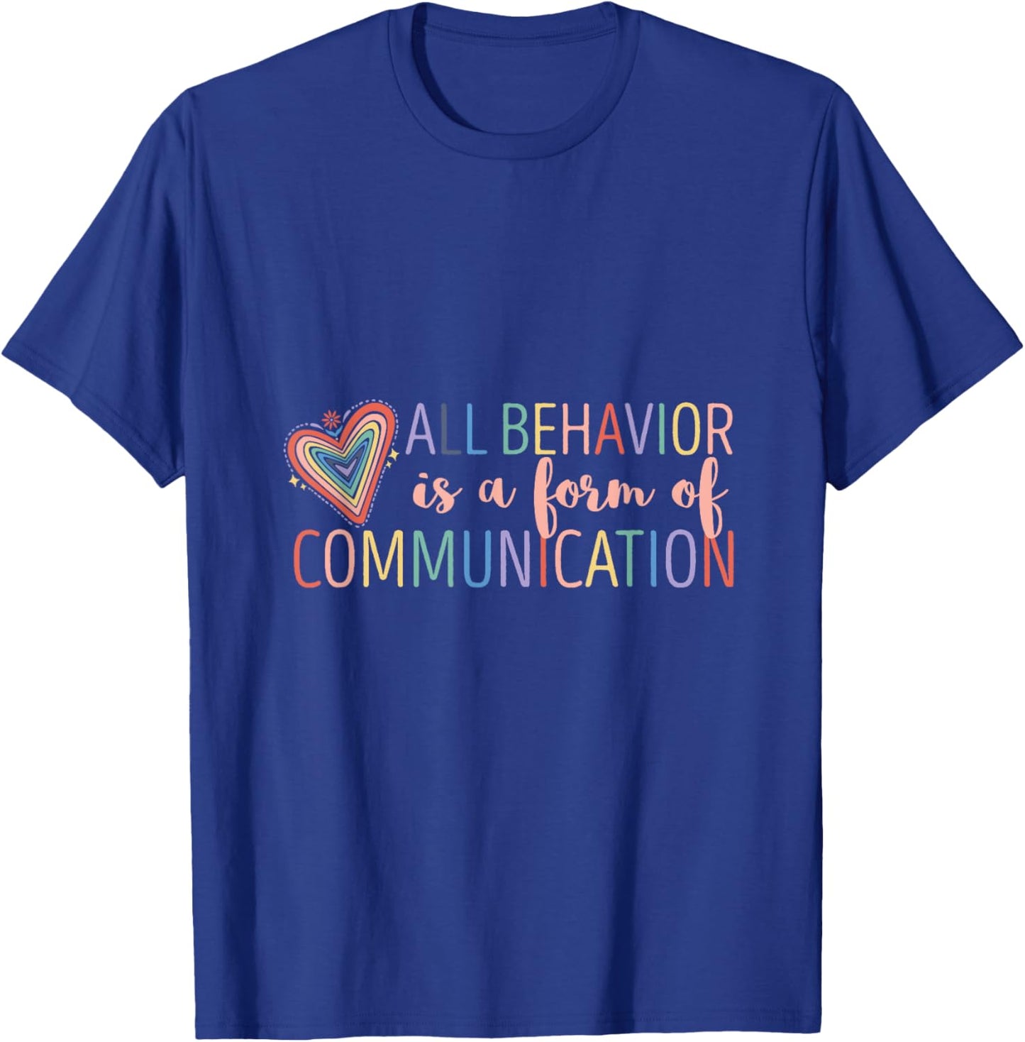 Behaviour Form Intervention Teacher Intervention Specialist T-Shirt - T-Shirt | Royal
