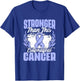 Esophagus Cancer Stronger Than Esophageal Cancer Awareness T-Shirt - T-Shirt | Royal