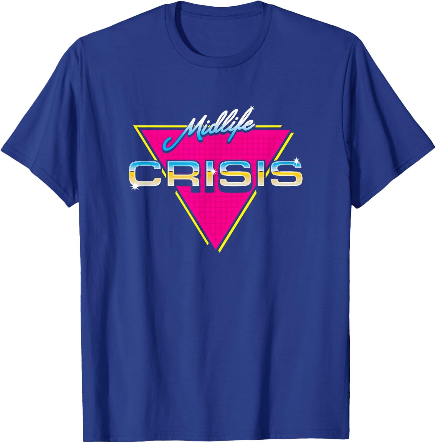 Midlife Crisis 80s T-Shirt - T-Shirt | Royal