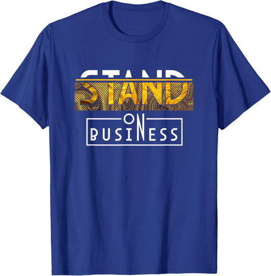 Yellow Ochre Black White Color Match Business Quote Saying T-Shirt - T-Shirt | Royal
