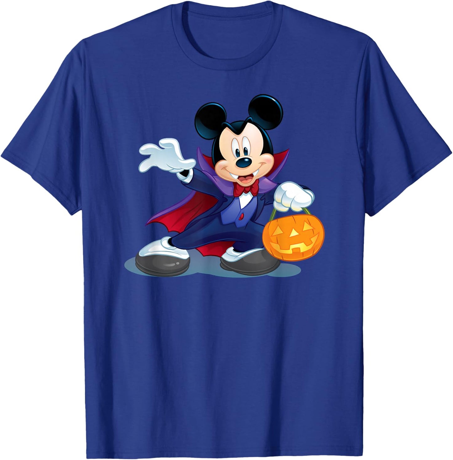 Disney Halloween Mickey Mouse Vampire T-Shirt - T-Shirt | Royal