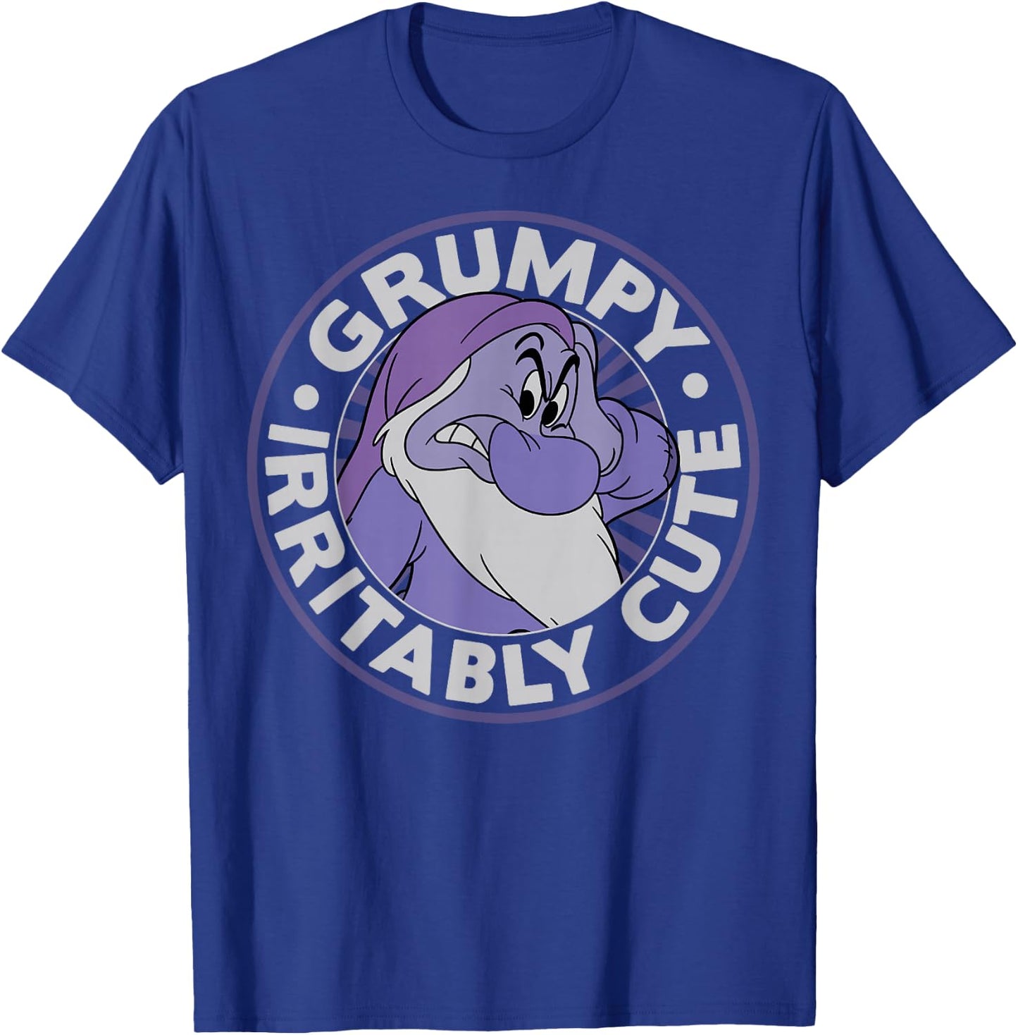 Disney Snow White Grumpy Irritably Cute Graphic T-Shirt - T-Shirt | Royal
