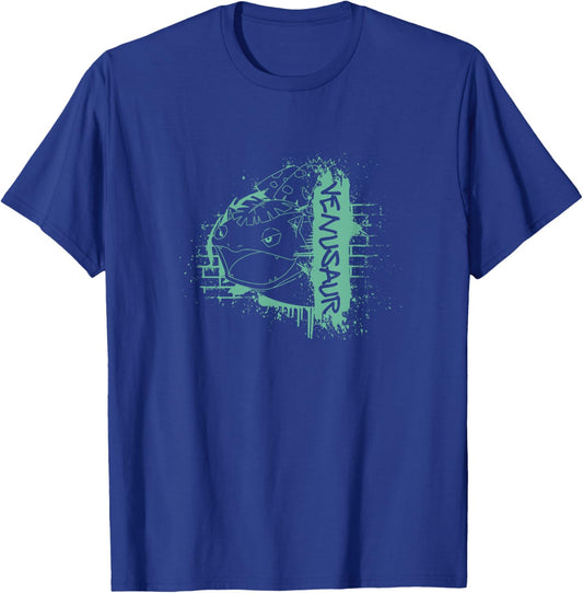 Pokémon Venusaur Final Form Graffiti Brick Line Art T-Shirt - T-Shirt | Royal