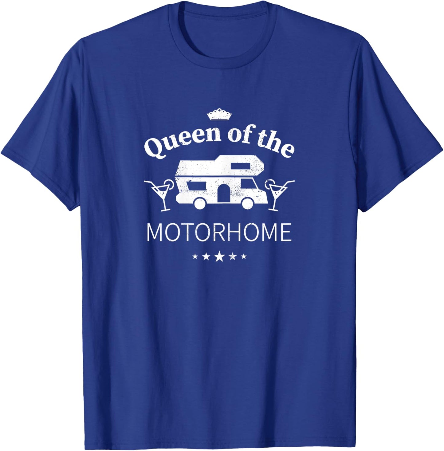Queen of the Motorhome - Funny Gift Woman RV Owner Wife T-Shirt - T-Shirt | Royal