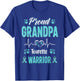 proud Grandpa Tourette syndrome warrior awareness ribbon T-Shirt - T-Shirt | Royal