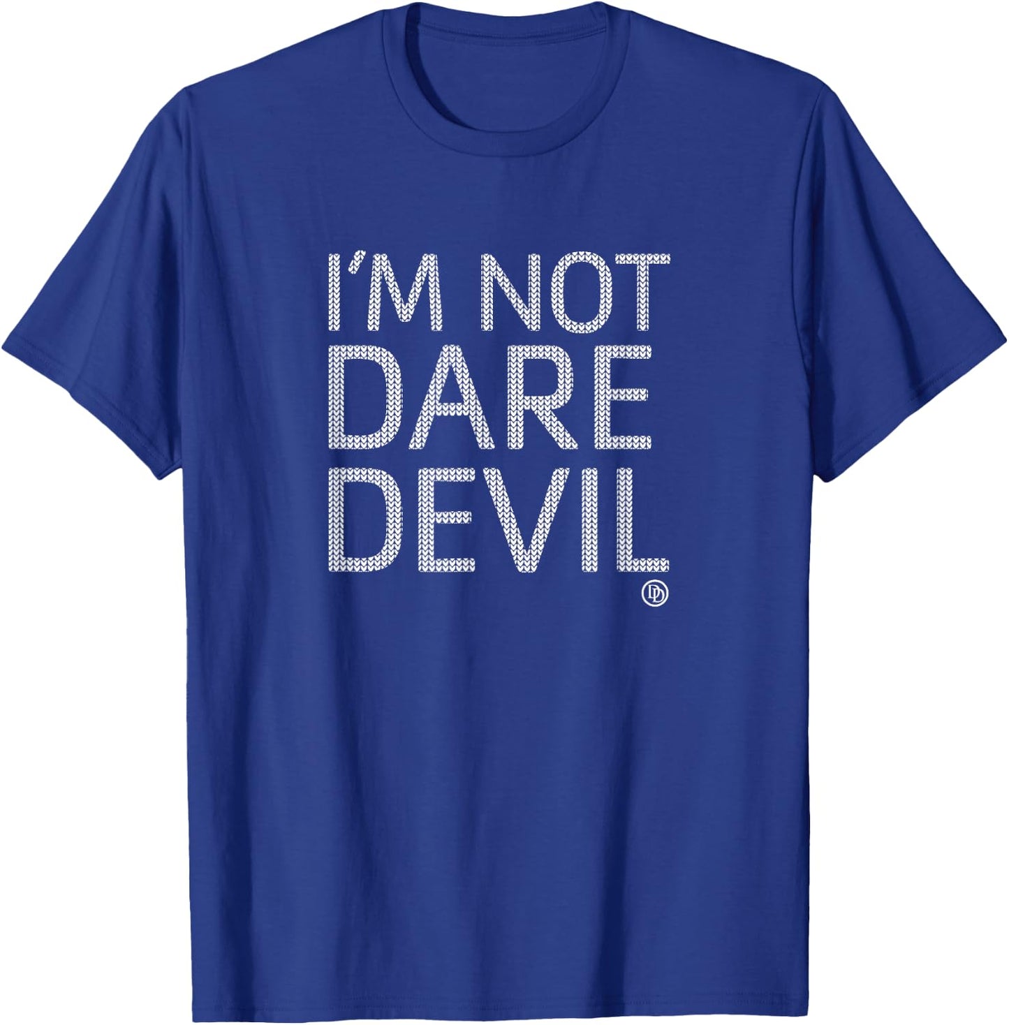 Marvel Holiday I'm Not Daredevil Holiday Sweater T-Shirt - T-Shirt | Royal