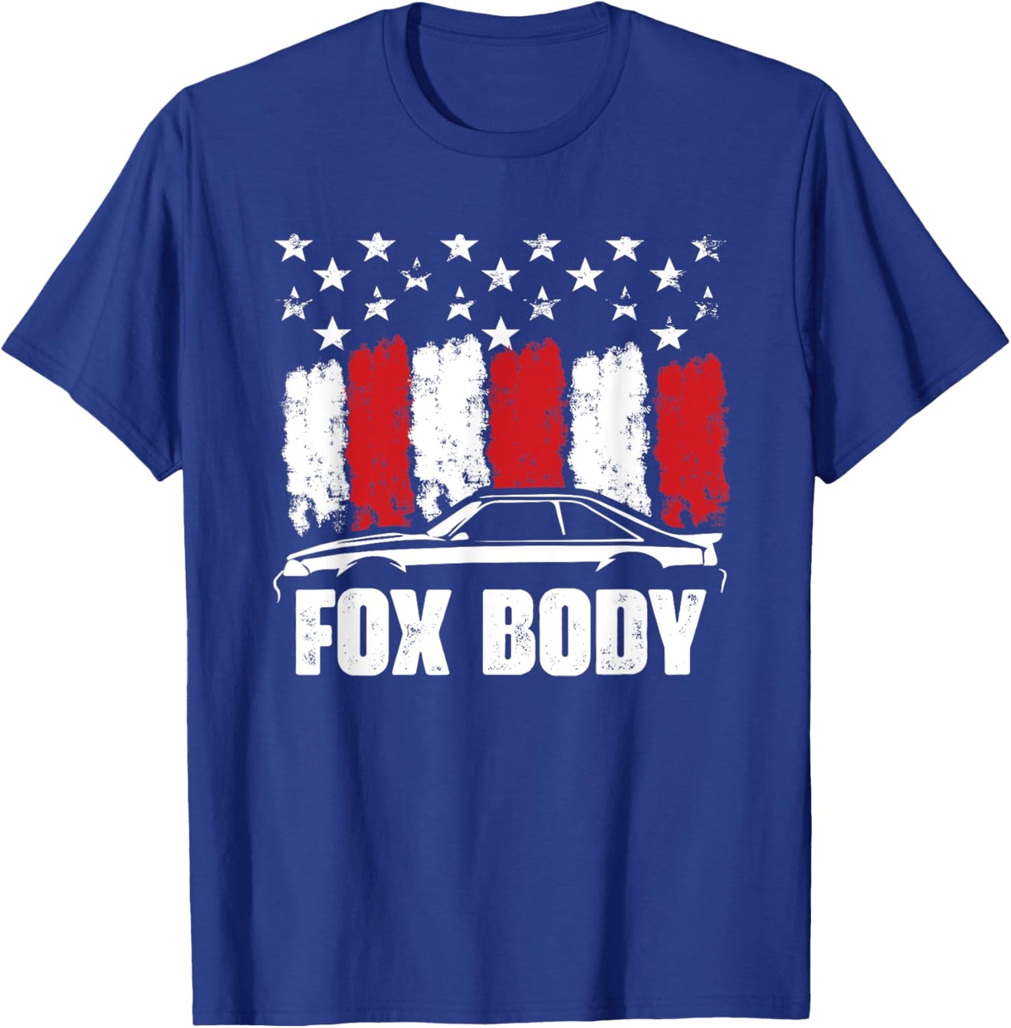 Foxbody Classic American Old Muscle Car Maximum Horsepower T-Shirt - T-Shirt | Royal