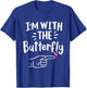 I'm With Butterfly Party Matching Couples Halloween Costume T-Shirt - T-Shirt | Royal