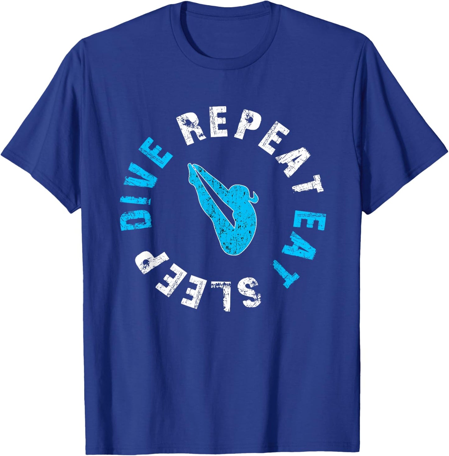 Funny Springboard Divers & Diving Board Game Girls Gift T-Shirt - T-Shirt | Royal