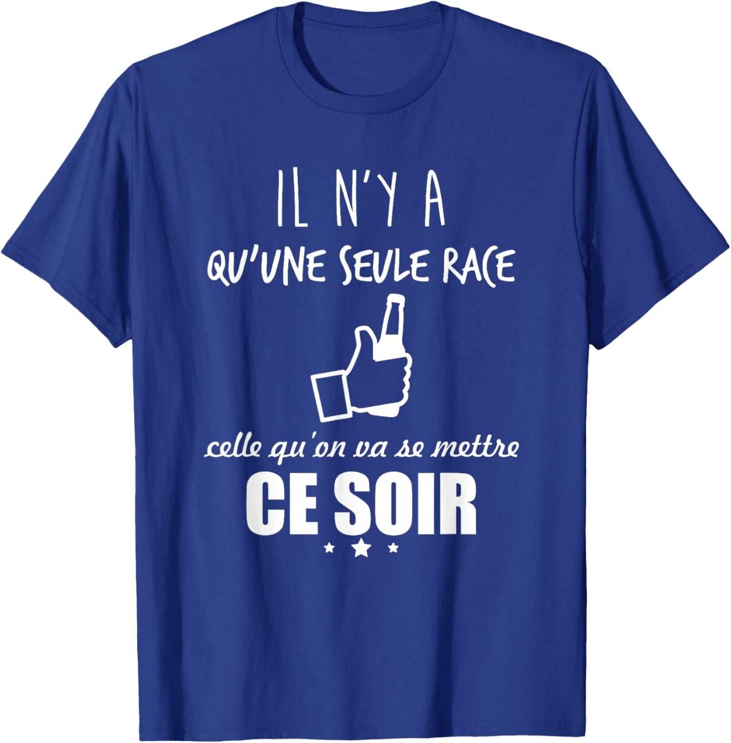 There is only one race that we're going to put on tonight , Black, S T-Shirt - T-Shirt | Royal