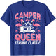 RV Camper Staying Class C Campside Funny Women Camping T-Shirt - T-Shirt | Royal