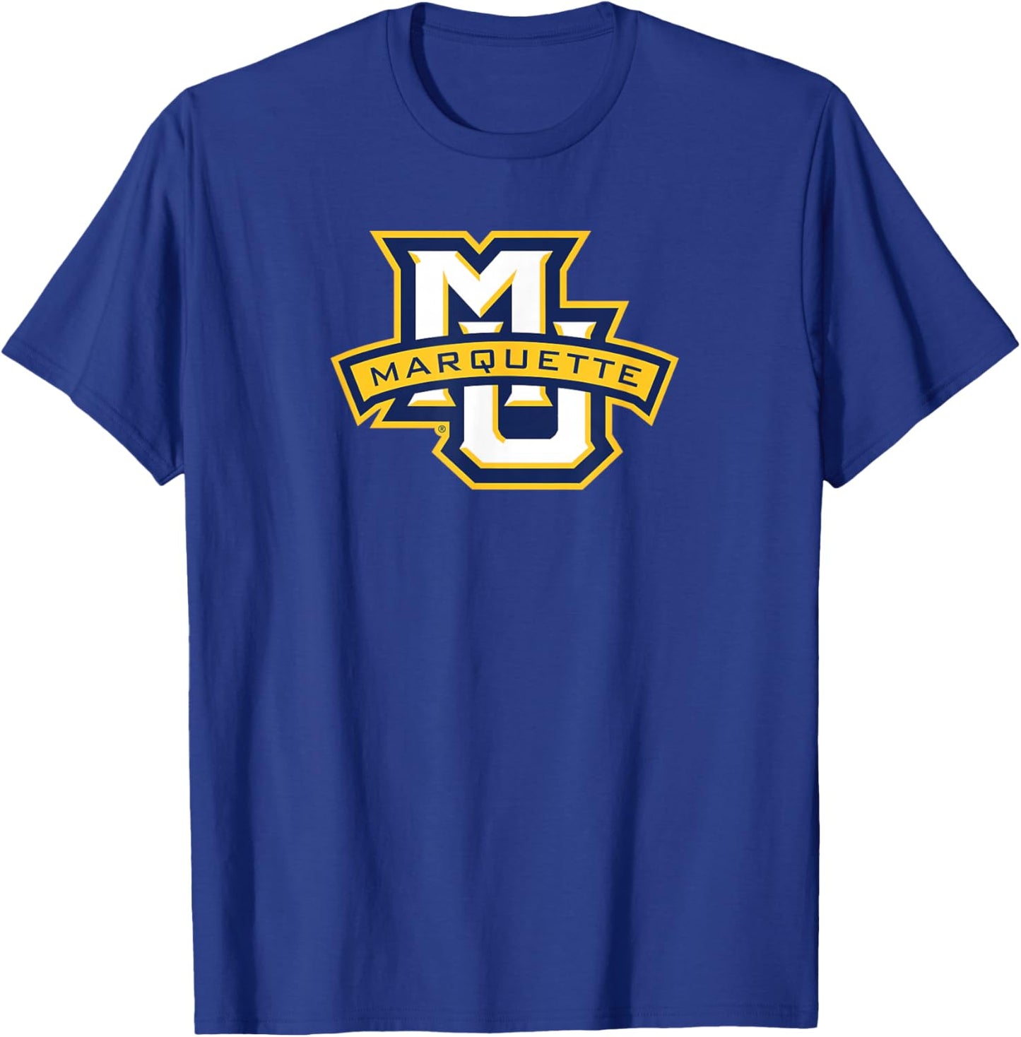 Marquette University Golden Eagles Primary Logo T-Shirt - T-Shirt | Royal
